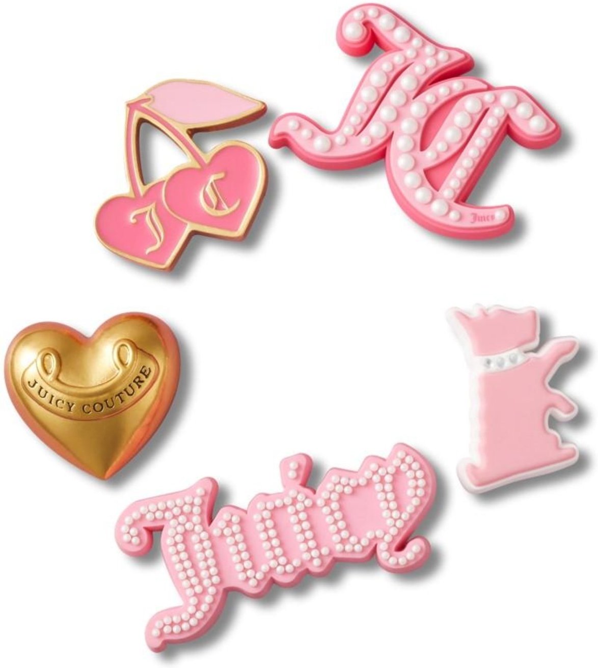 Infantil - Jibbitz™ Juicy Couture Pack com 5 Peças UNICO
