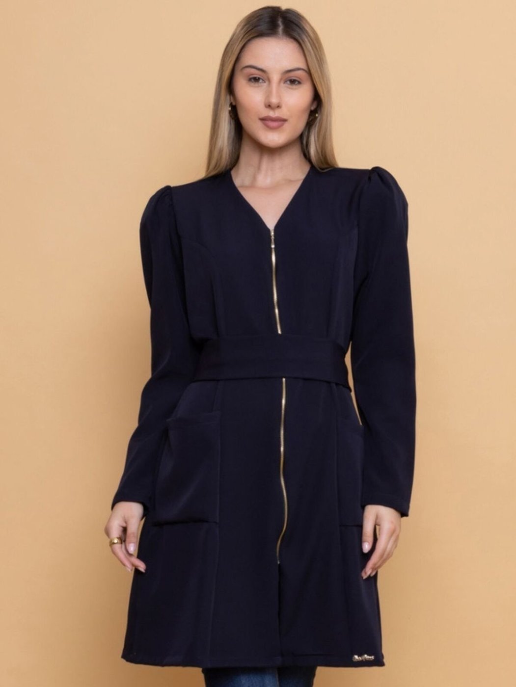 Jaleco Feminino Fabiane Manga Longa Dra Maia