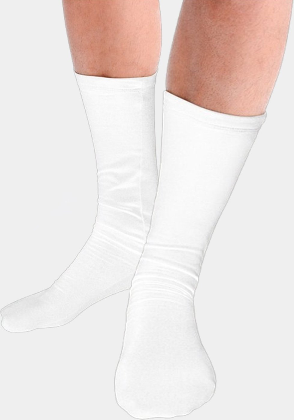 Meia Térmica RT Frio Extremo Unissex Segunda Pele 250g Peluciada com Fleece Inverno Viagem Neve Moto Esportes Outdoor Branca