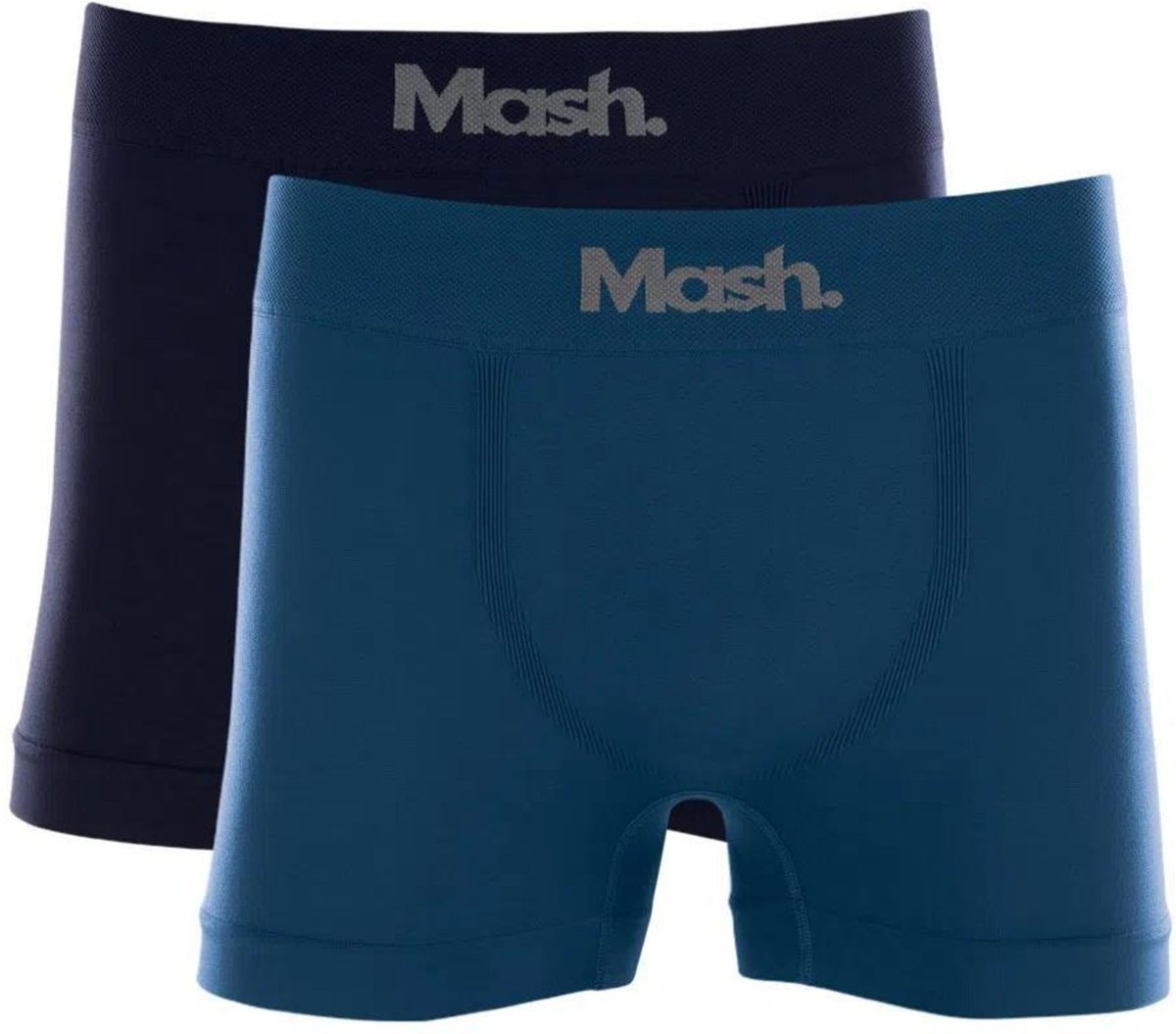Imagem principal Kit 2 Peças Cueca Mash Boxer Sem Costura Microfibra azul MASH azul