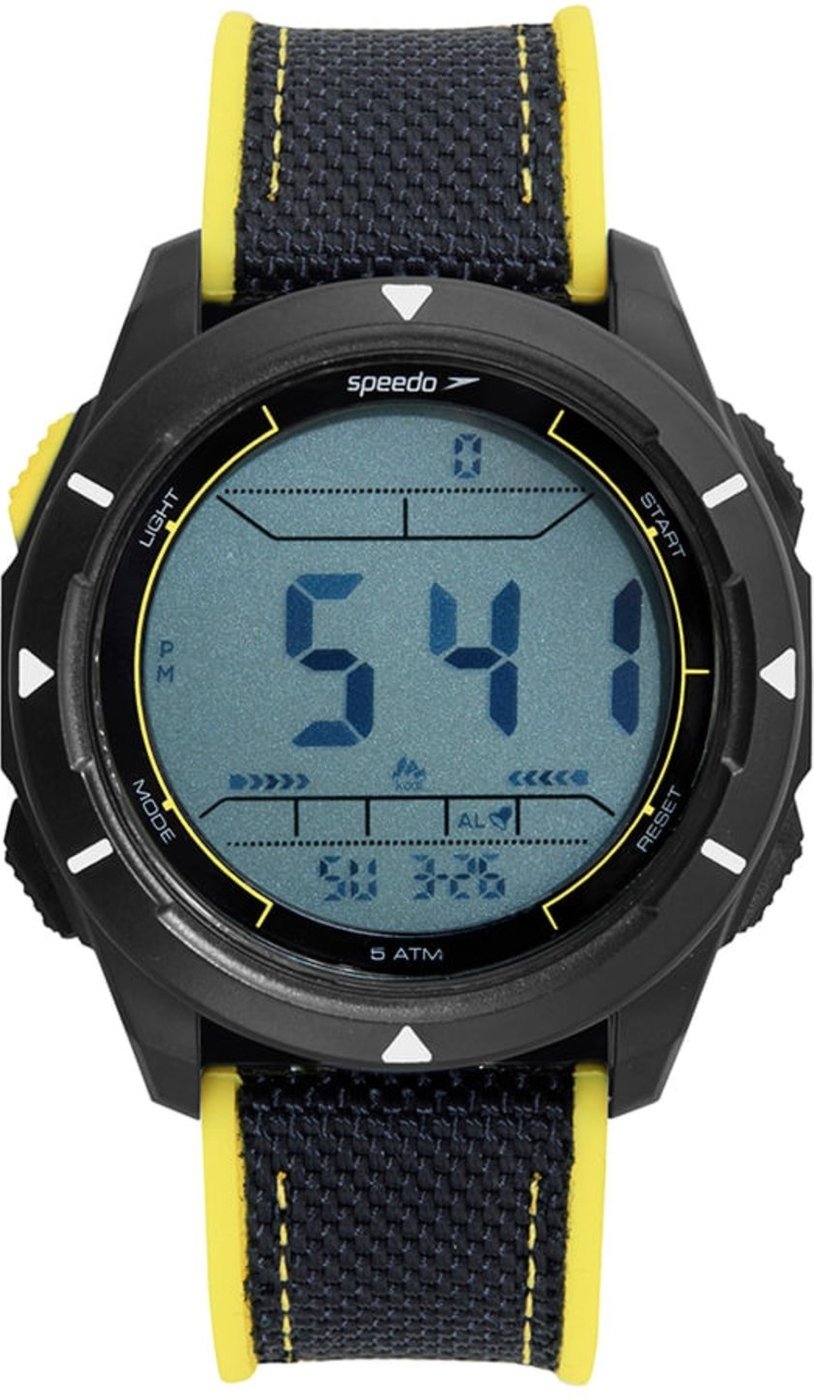 Imagem principal Relógio Masculino Speedo Pedômetro preto Speedo preto