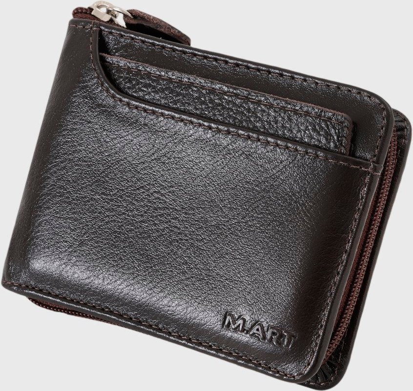 Imagem principal Carteira Couro M.ART Zíper 177MRT café M.ART café