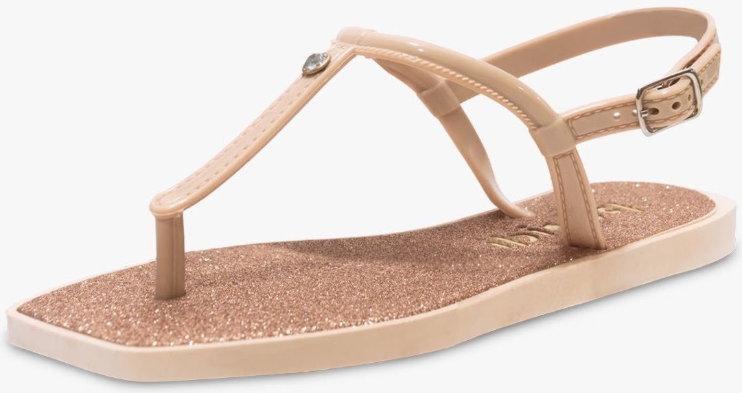 Imagem principal Infantil - Sandalia Casual Rasteira Feminina Pópidi Glitter preto Pópidí preto