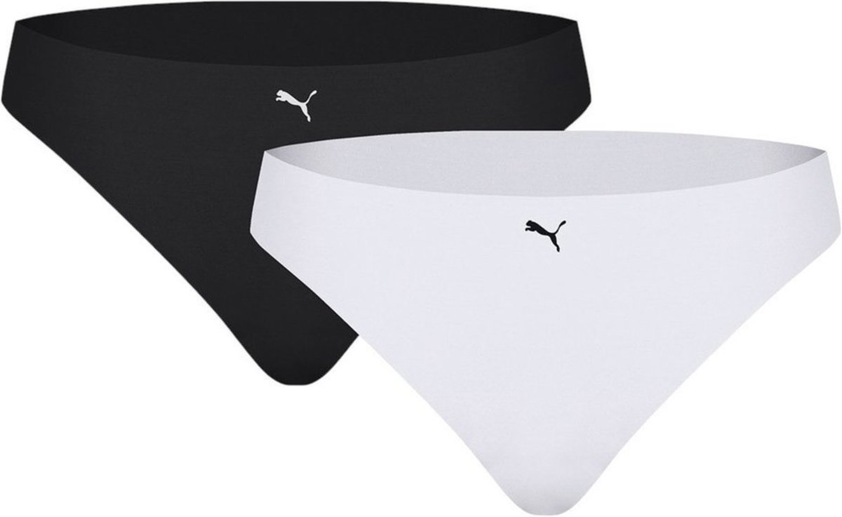 Imagem principal Kit 2 Calcinhas Puma Corte A Fio Feminina preto Puma preto