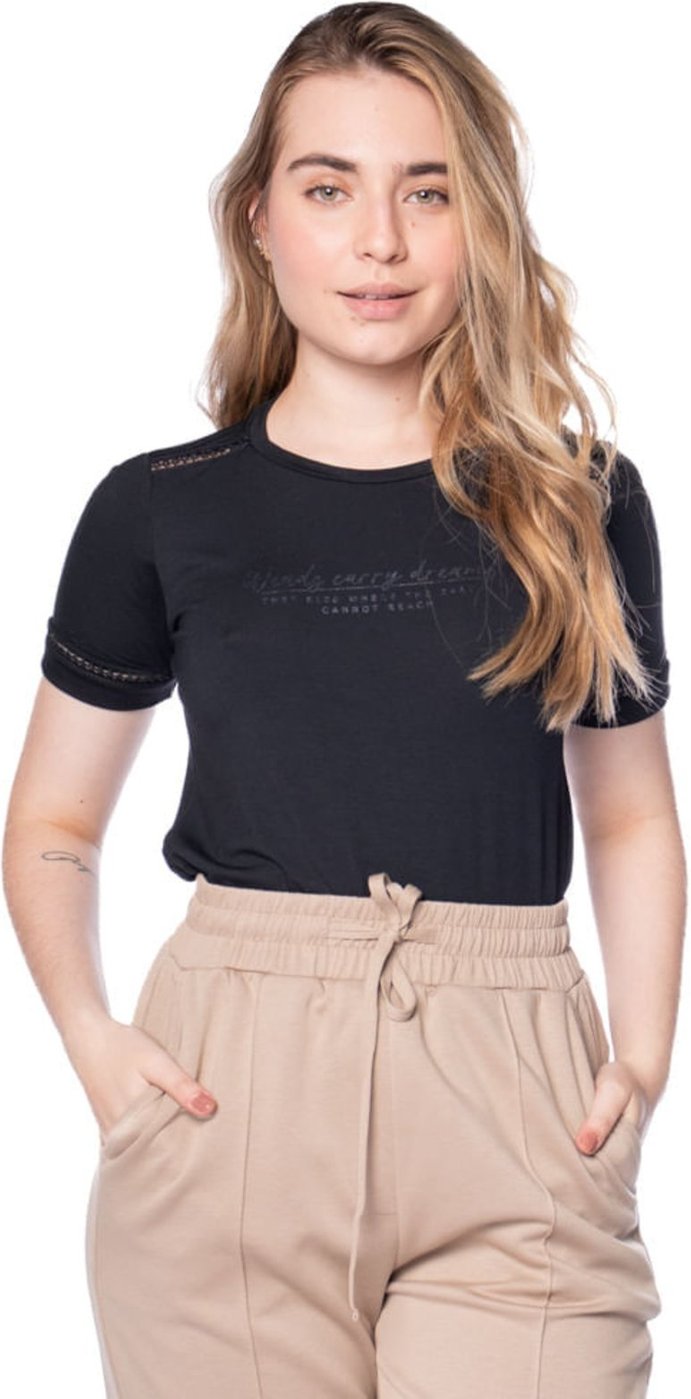 T-Shirt Feminina Olho Fatal Glitter e Bordado