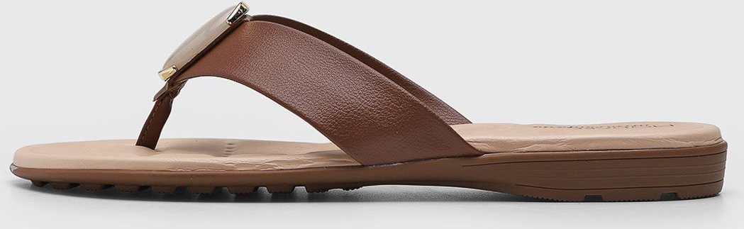 Imagem principal Rasteira Feminina Modare Detalhe Metalizado marrom MODARE marrom