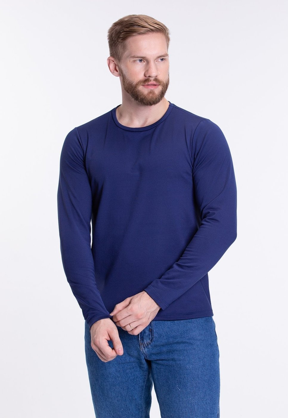 Imagem principal Infantil - Camiseta Adulto Térmico Masculina UV50+ Marinho VIDA COSTEIRA azul marinho VIDA COSTEIRA azul marinho