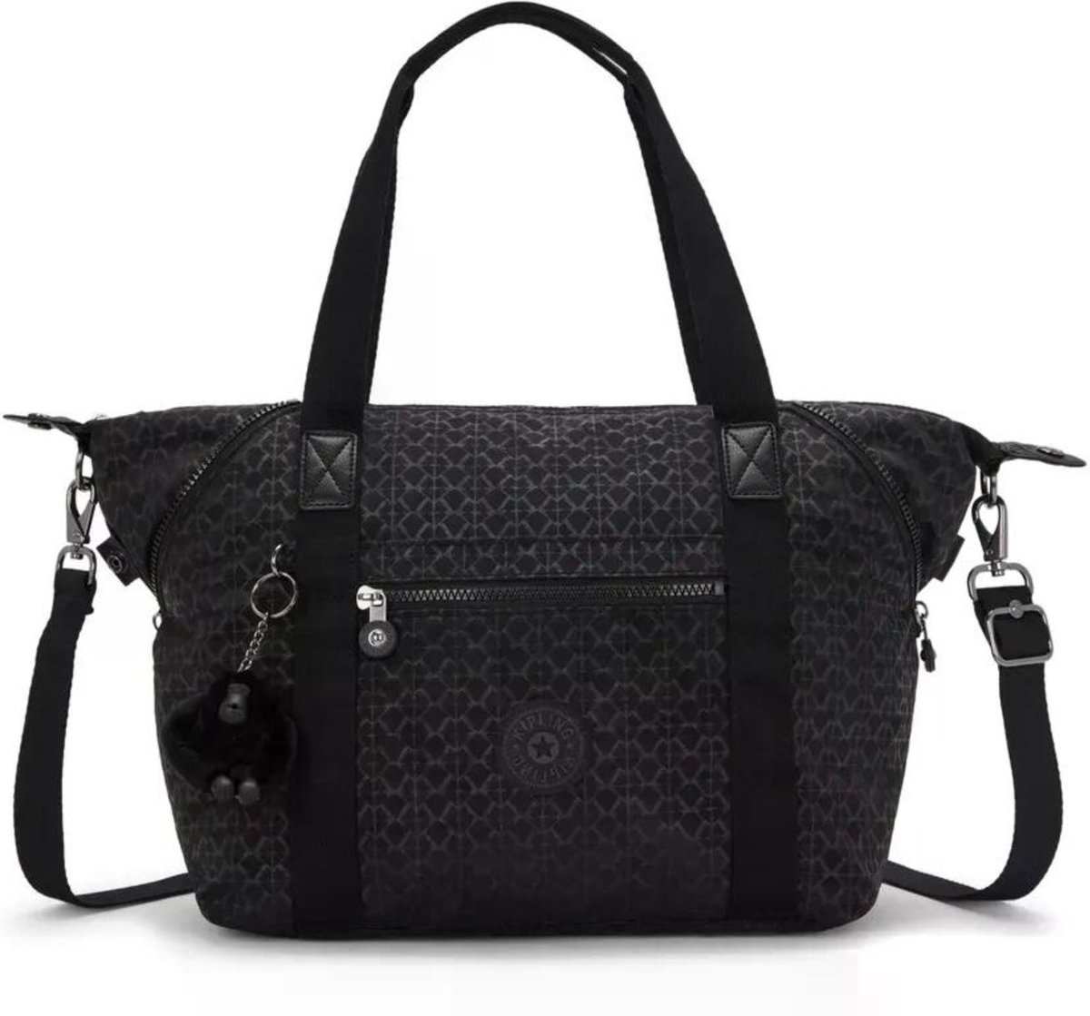 Imagem principal Bolsa Kipling Art Signature Emb preto preto