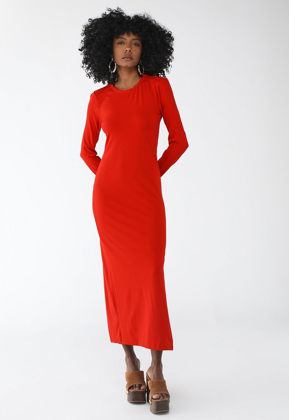 Vestido Forum Longo Fenda Costas