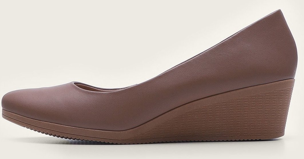 Sandália Anabela Usaflex Lisa