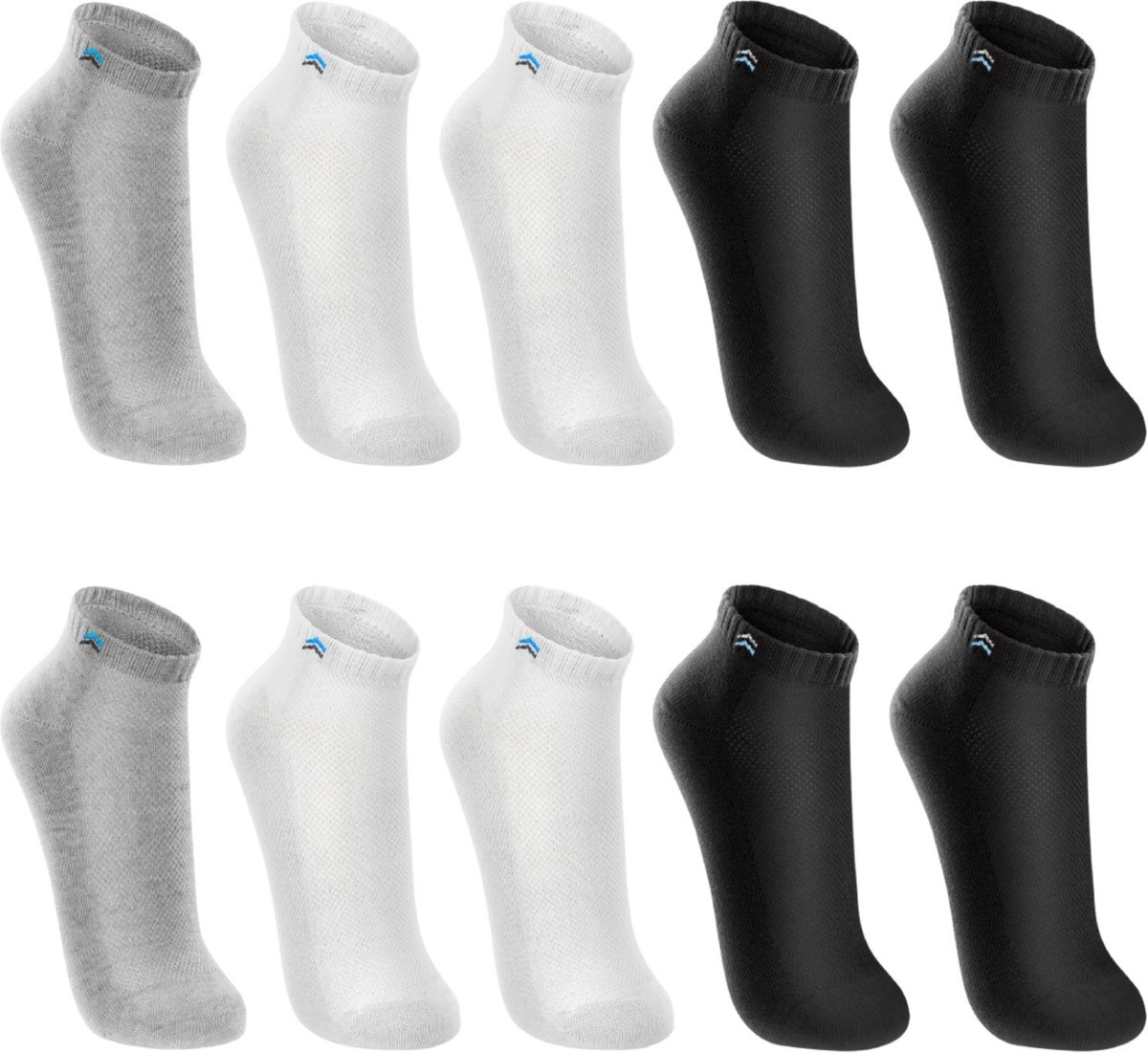 Imagem principal Kit 10 Pares de Meias Up 3225 Cano Curto Algodão - Sortido Colorido QLC SPORT multicolorido QLC SPORT multicolorido