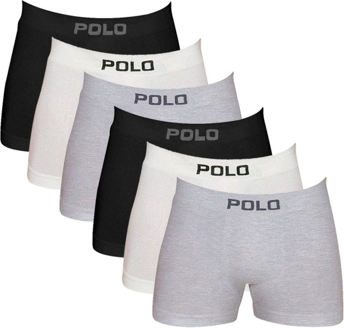 Imagem principal Kit 6 Cuecas Boxer Polo 781 Algodão Sem Costura Sortido POLO STAR multicolorido POLO STAR multicolorido