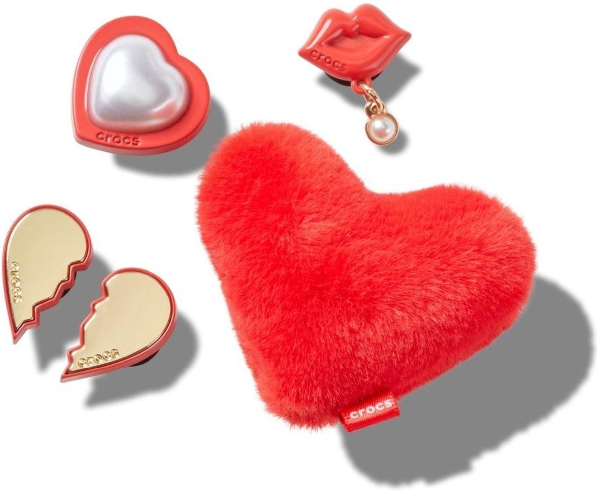 Infantil - Jibbitz™ Dia dos Namorados Pack com 5 Peças