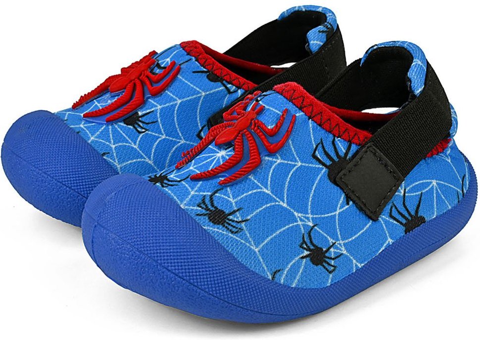 Imagem principal Infantil - Babuche Slip On Menino Sapatinho Confortável Aranha Mzkid azul Mzkid azul