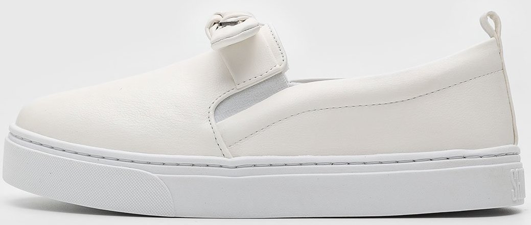 Tênis Slip On Santa Lolla Laço Off-White
