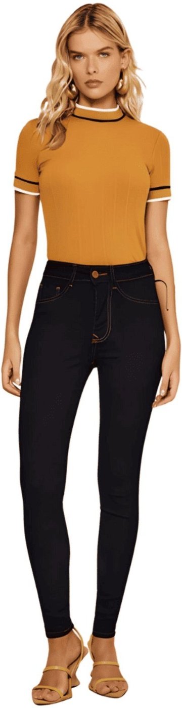 Calça Feminina Skinny Four Sizes Escura