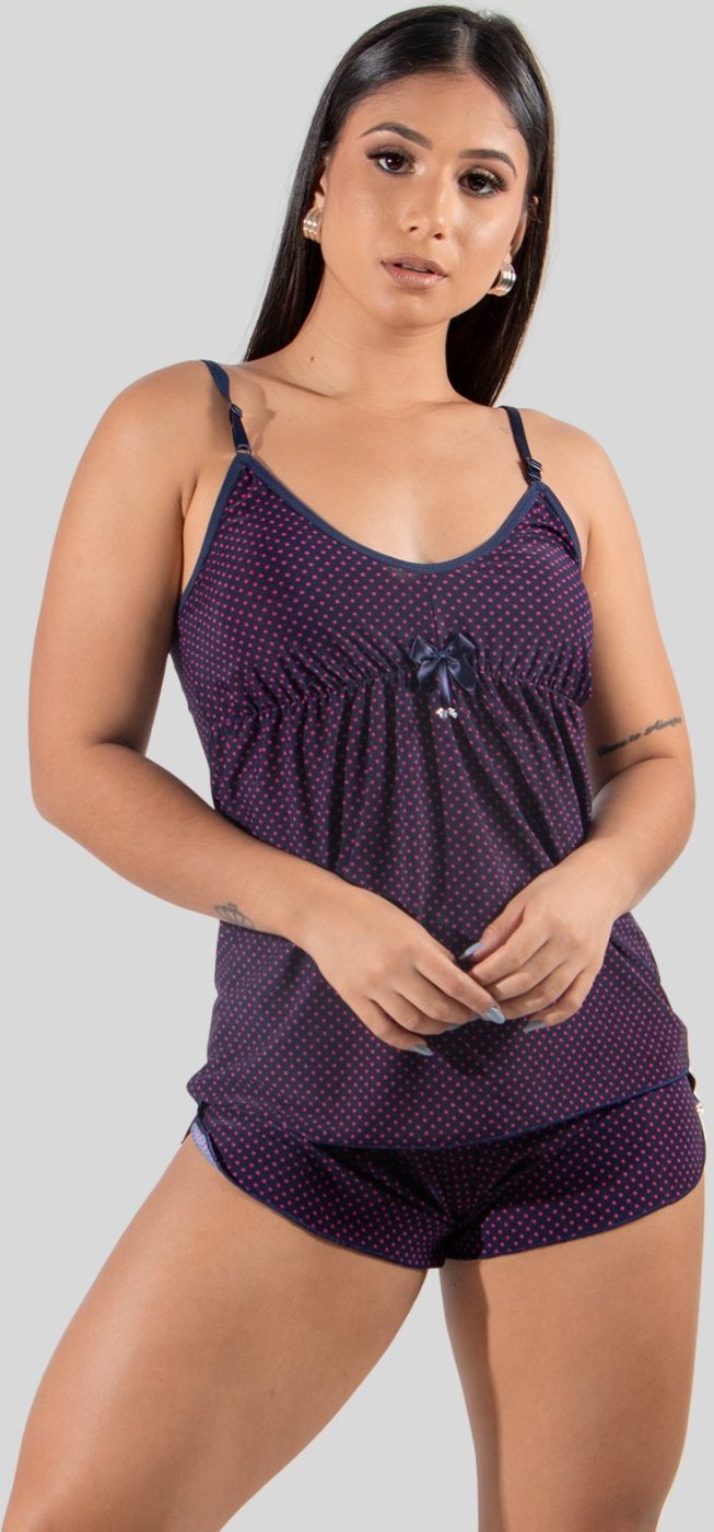 Imagem principal Short Doll Estampado Feminino Alcinha Diluxo multicolorido Diluxo multicolorido