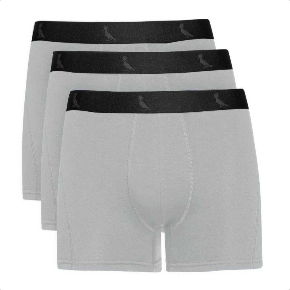 Imagem principal Kit 3 Cuecas Básicas Reserva Boxer Monocromático RESERVA GO cinza RESERVA GO cinza