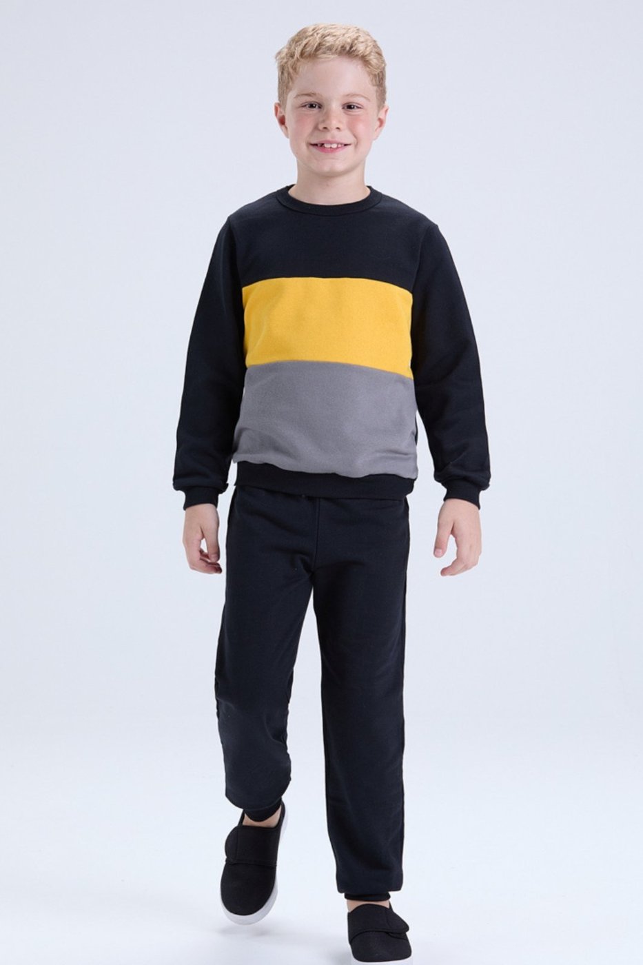 Imagem principal Infantil - Conjunto de Inverno Masculino Moletom Tricolor VIDA COSTEIRA verde VIDA COSTEIRA verde