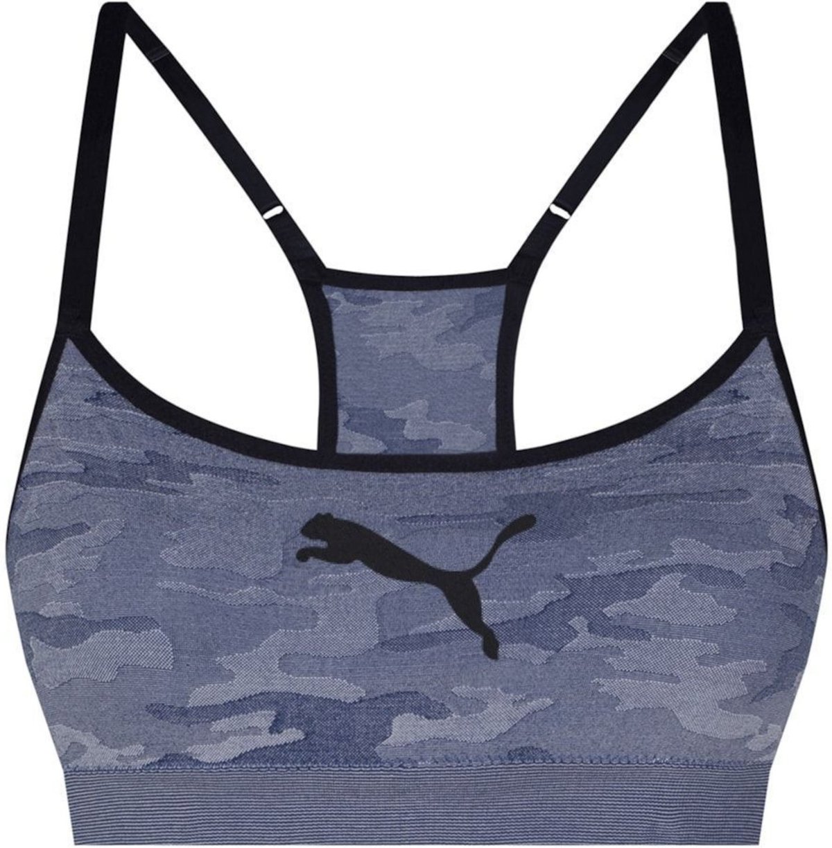 Imagem principal Top Puma Com Bojo Regulador Sem Costura Feminino azul marinho Puma azul marinho