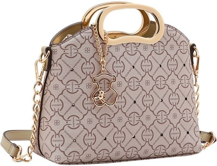 Bolsa Feminina Chenson Classic Cristal Casual e Social Original 3485364 Natural
