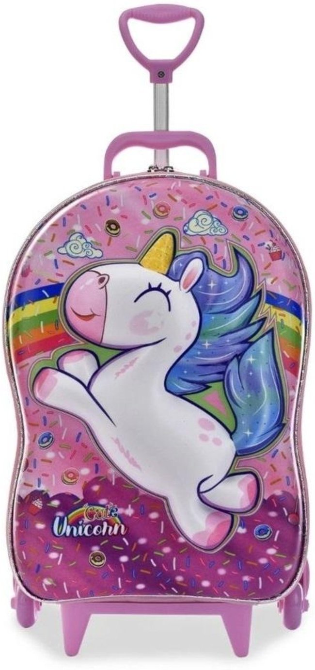 Imagem principal Infantil - Mala MaxToy Cute Unicorn Sweet 3D incolor Maxtoy incolor