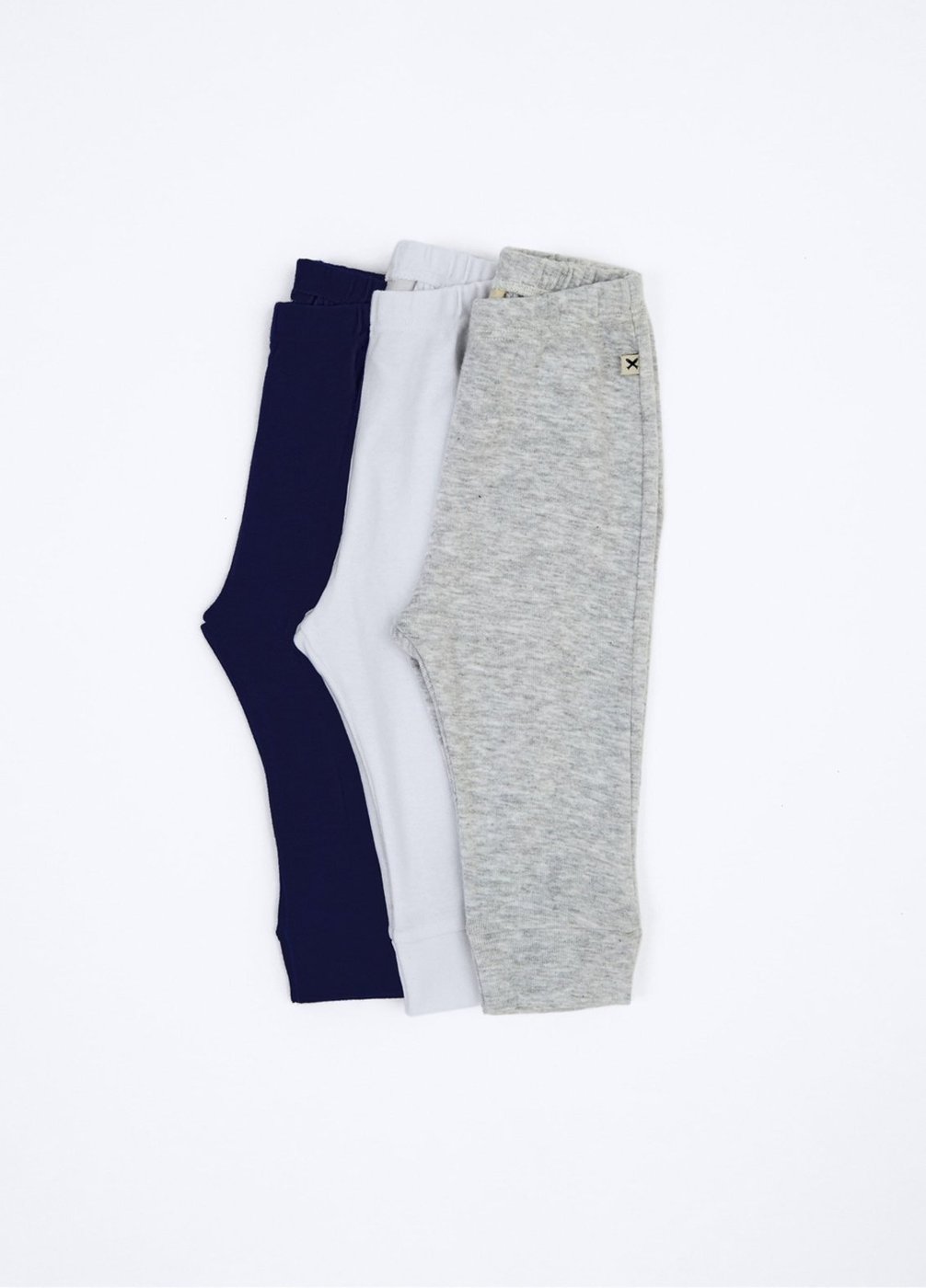 Infantil - Kit Com 3 Calças Unissex Em Ribana Hering