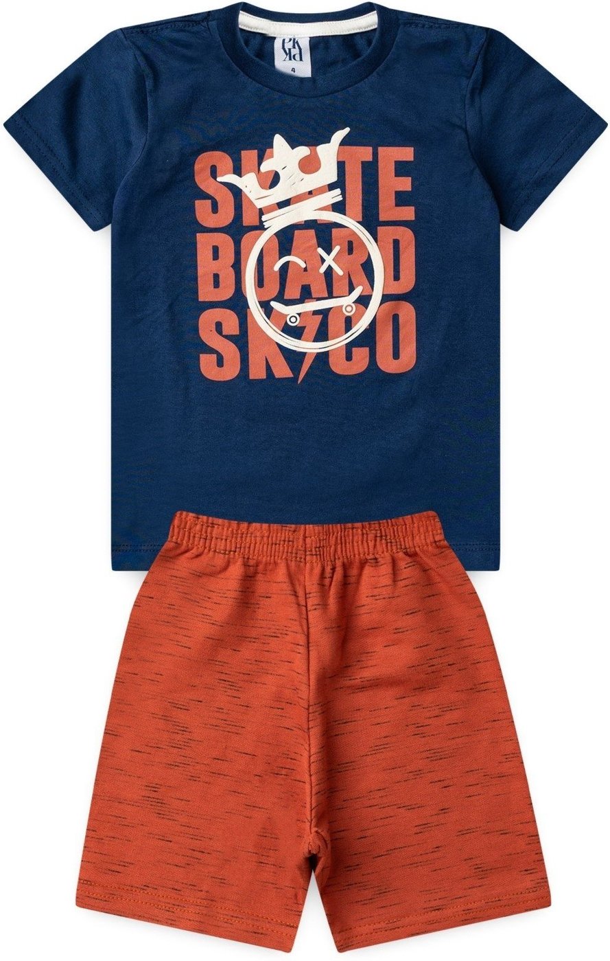 Imagem principal Infantil - Conjunto Platinum Rei Do Skate PLATINUM KIDS azul marinho PLATINUM KIDS azul marinho