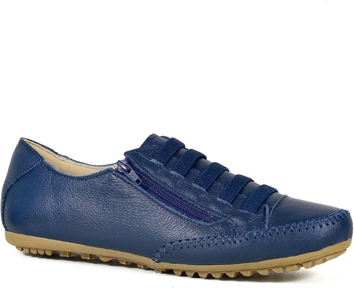 Sapatênis Feminino Confort De Couro Cor