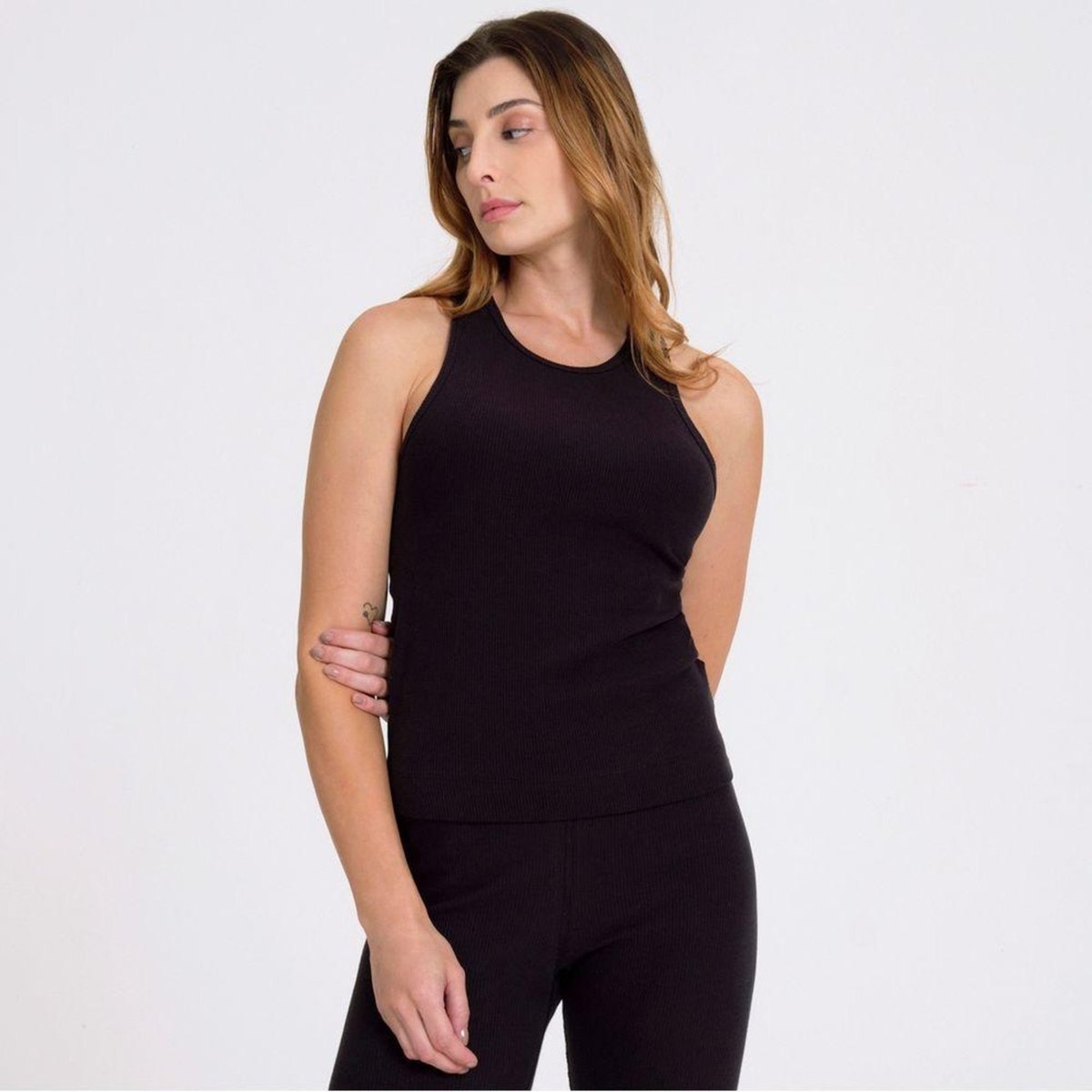 Imagem principal Regata New Balance Canelada Small Logo Feminina incolor New Balance incolor