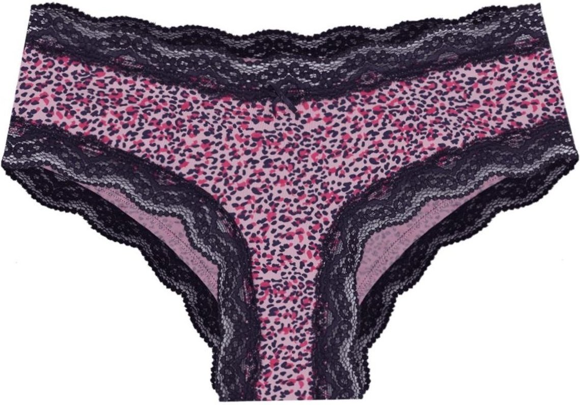 Imagem principal Calcinha Boyshort Microfibra Renda Pop Colors Fucsia/Evening Blue Loungerie incolor fucsia Loungerie incolor fucsia