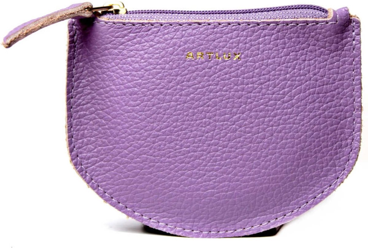 Imagem principal Porta Moedas em Couro Artlux Lilás 3065 Artlux roxo