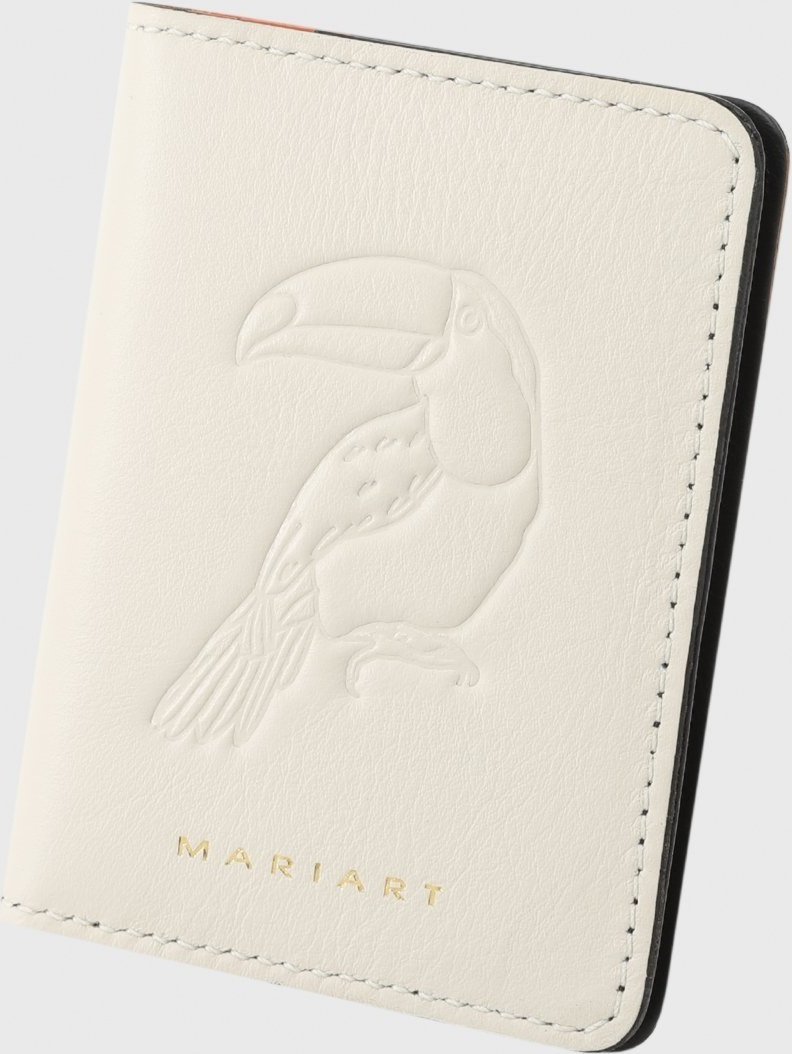 Imagem principal Carteira Couro Mariart Fauna Tucano bege/branco/marrom/preto Mariart bege/branco/marrom/preto