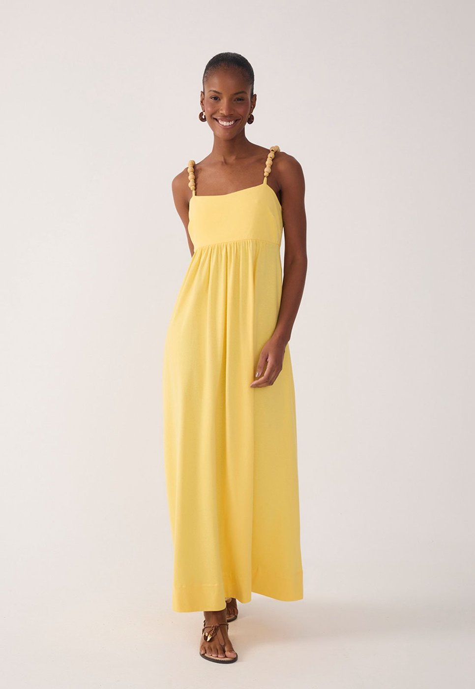 Imagem principal Vestido Feminino Dress To Alças Detalhadas amarelo Dress to amarelo