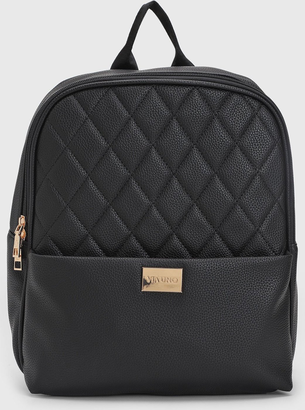 Mochila Feminina VIA UNO Matelassê Preta