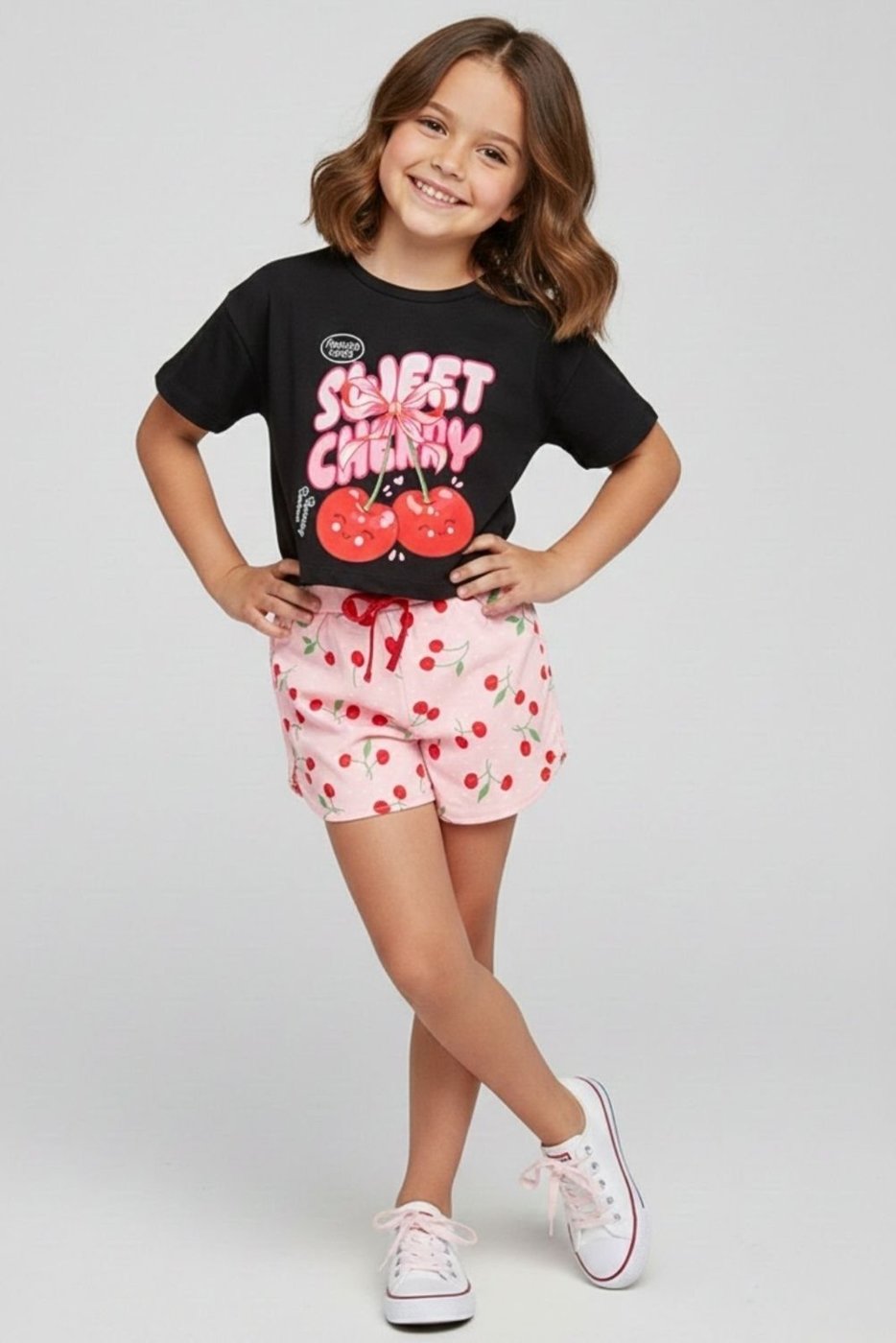 Imagem principal Infantil - Conjunto Bem Vestir Feminino Cereja preto BEM VESTIR preto