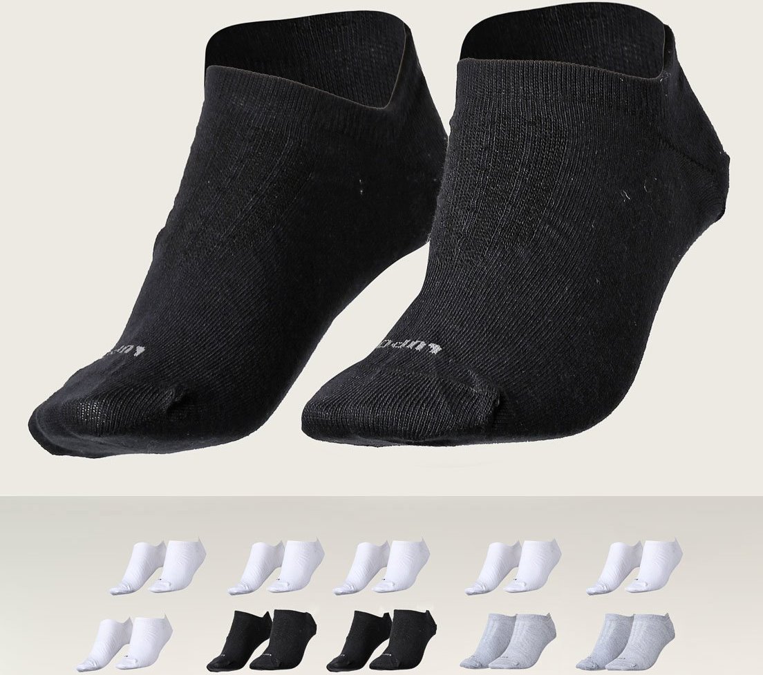 Kit 10pçs Meia Lupo Soquete Sport Preta