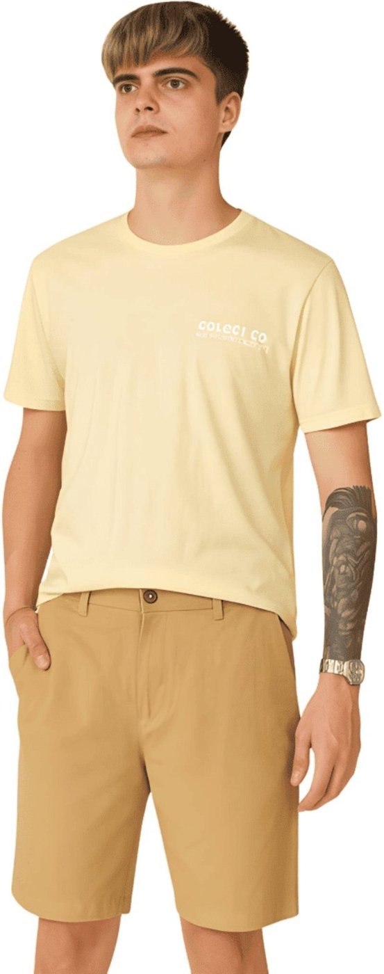 Imagem principal Bermuda Masculina Linho Davi Colcci verde Colcci verde