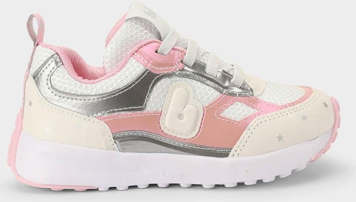 Imagem principal Infantil - Tênis Bibi Jogging Branco com Rosa Calçados Bibi branco rosa Calçados Bibi branco rosa