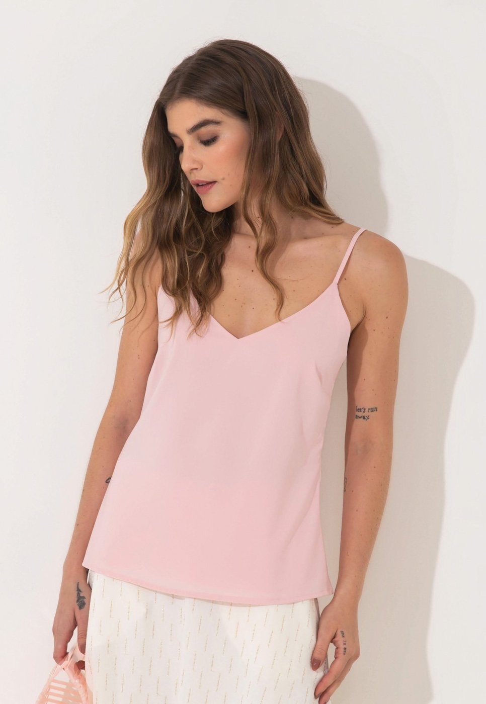 Imagem principal Blusa Traymon Com Alças Finas Claro azul Traymon azul