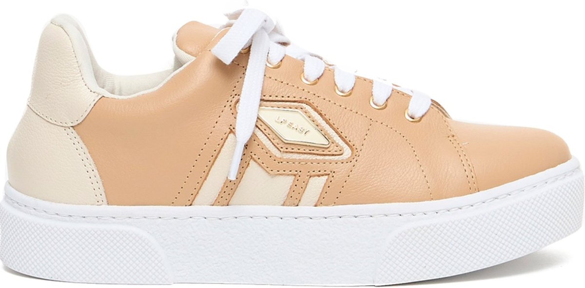 Tênis Easy Lança Perfume Couro Metal Pr25 Off White Feminino