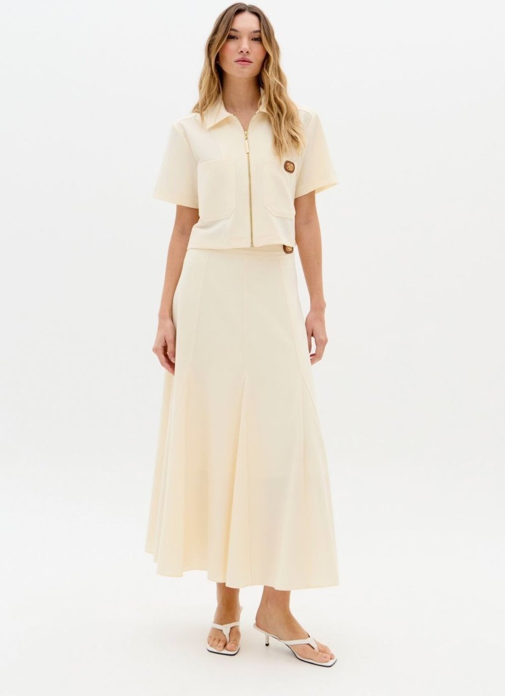 Saia Super Midi Com Nesgas