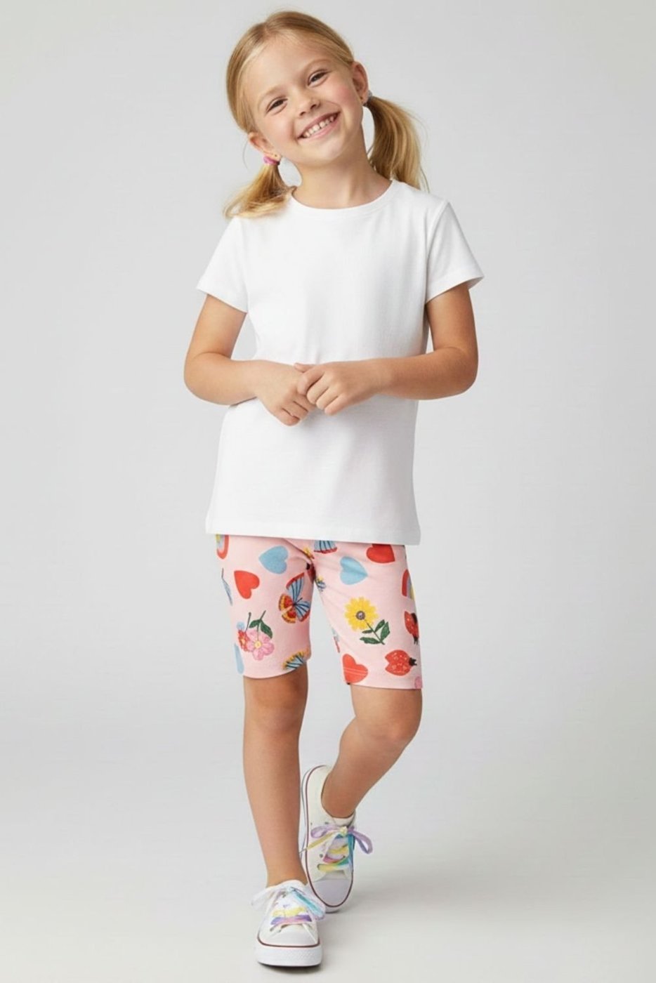 Imagem principal Infantil - Ciclista Bem Vestir Feminina Cotton Estampada rosa BEM VESTIR rosa