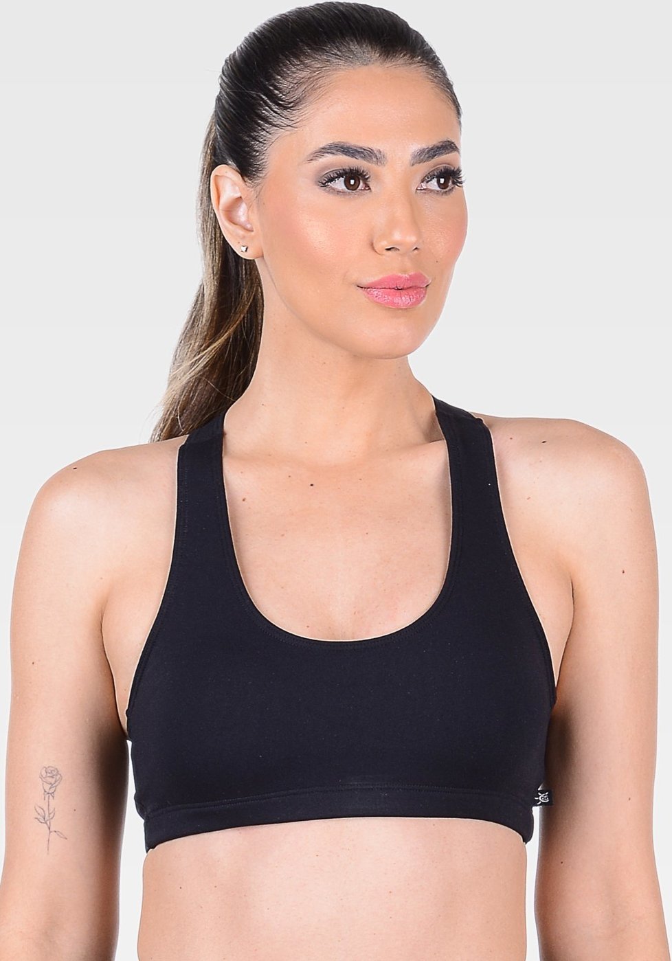 Imagem principal Top Fitness Suplex Com Bojo Removível Summer Soul preto Summer Soul preto