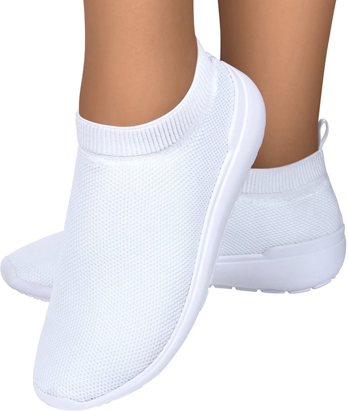 Tenis Academia Meia Feminino Sem Cadarço Leve Confortavel