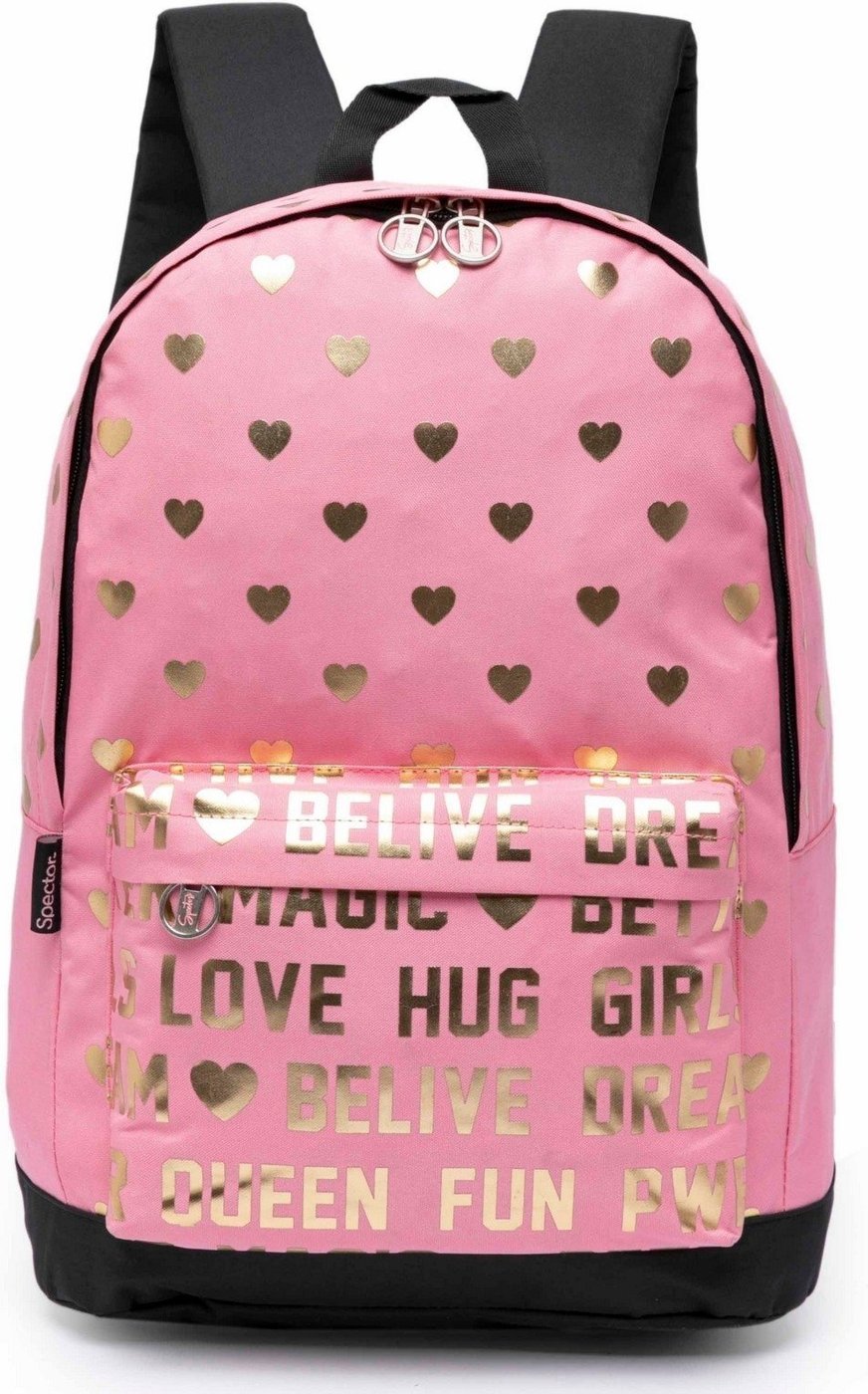 Imagem principal Infantil - Mochila Feminina Escolar Casual Espaçosa Resistente Spector rosa Spector rosa