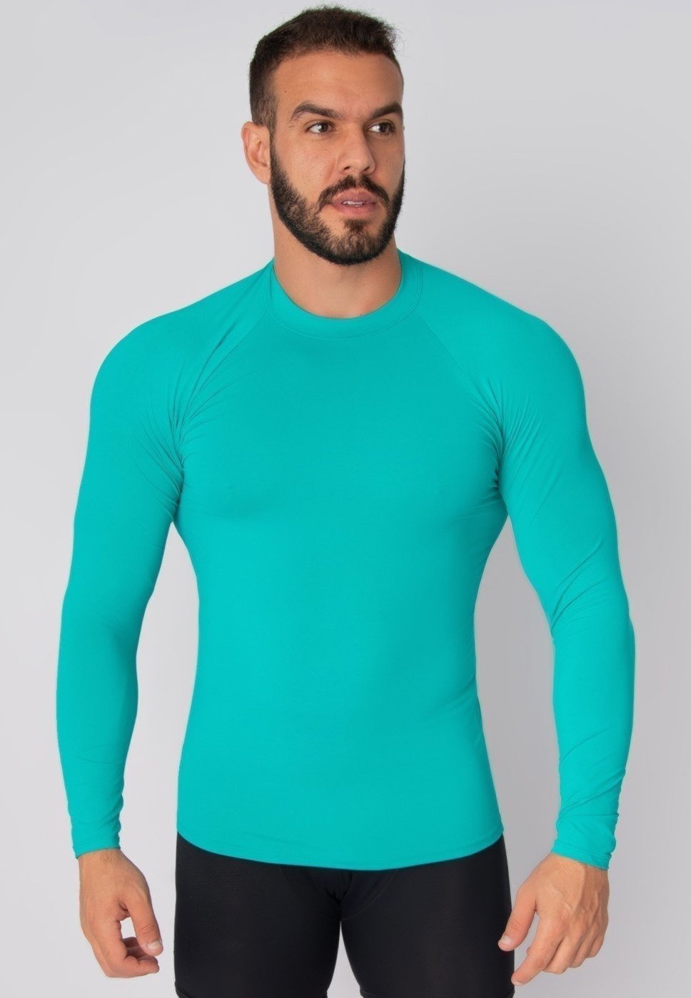 Imagem principal Camisa Masculina Vekyo Térmica Poliamida UV Segunda Pele Água verde VEKYO verde