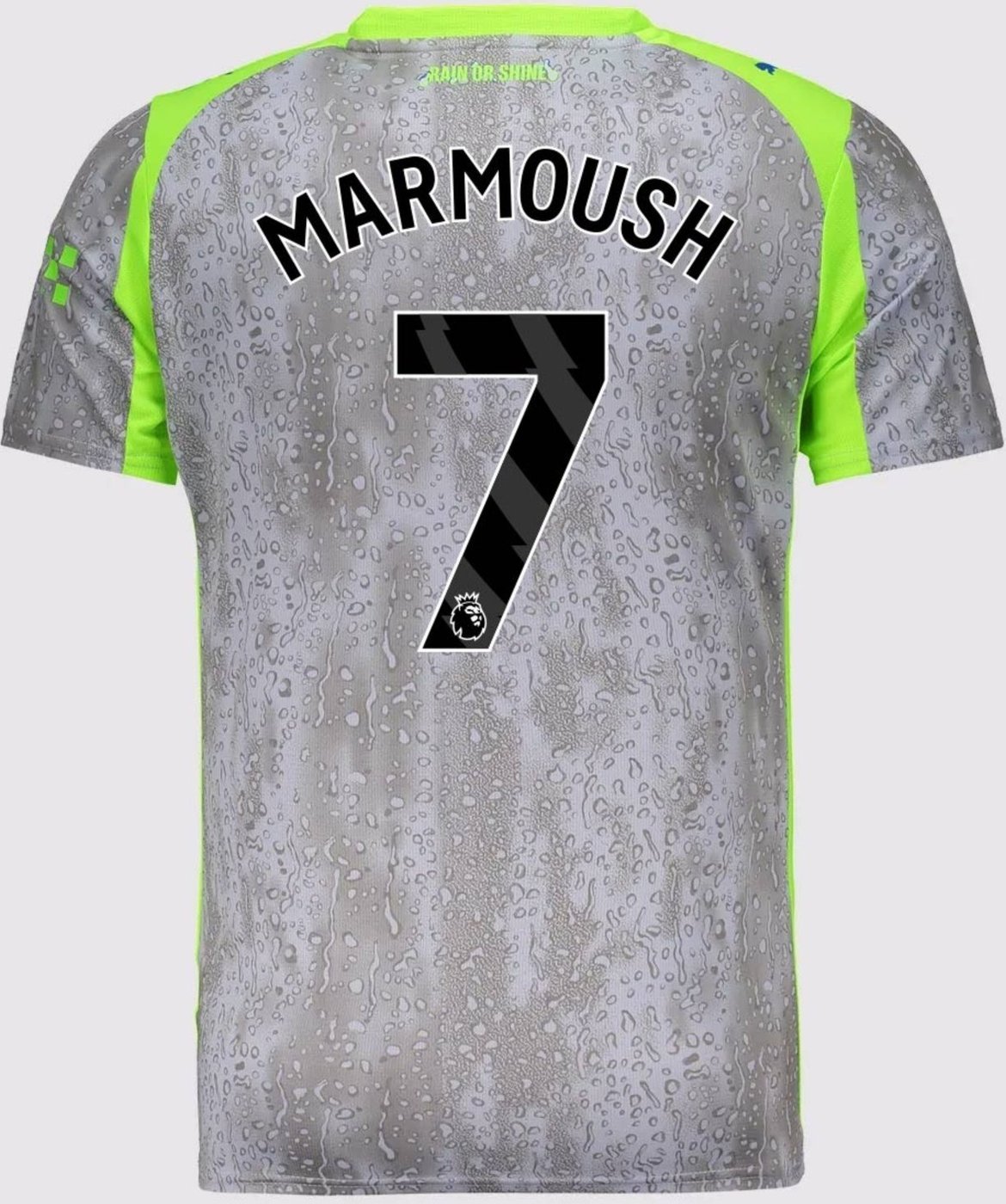 Imagem principal Camisa Puma Manchester City Third 2026 Juvenil 7 Marmoush cinza Puma cinza