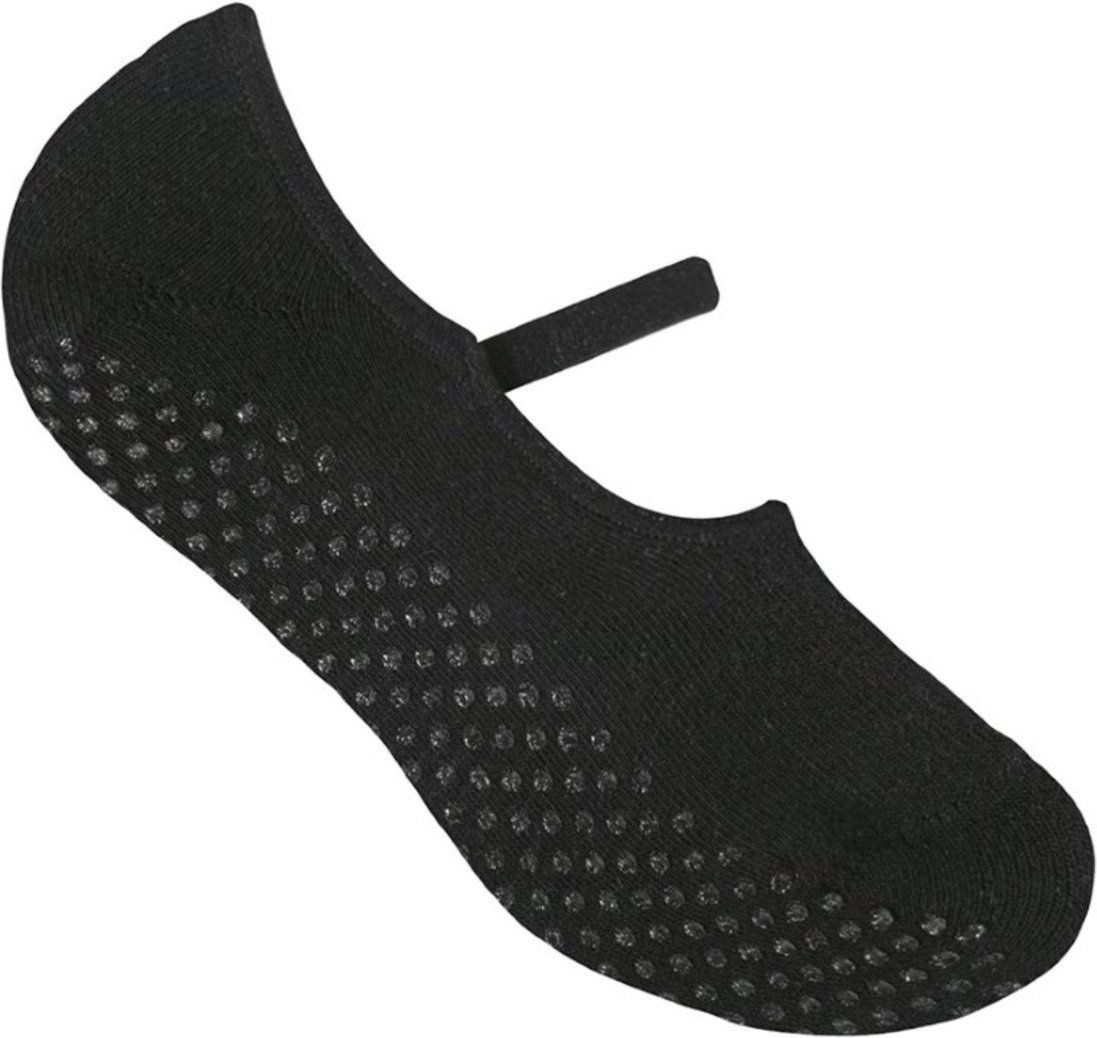 Imagem principal Infantil - Meia Selene Feminina Sapatilha Antiderrapante Pilates Com Viés 7850 preto SELENE preto