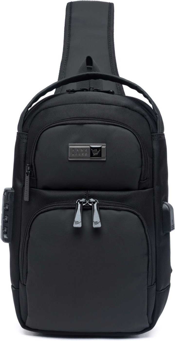 Imagem principal Shoulder Bag Hang Loose Passeio Moderna Casual Masculina Espaçosa preto Hang Loose preto